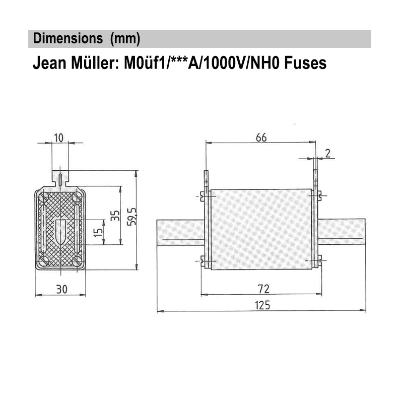R0144100 M0üf1/80A/1000V/NH0